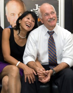 Jack Layton and his wife